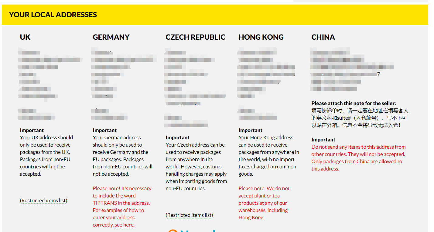 Tiptrans转运教程|从香港&捷克&英国&德国转运回中国大陆|从深圳转运至全球 Tiptrans转运教程|从香港&捷克&英国&德国转运回中国大陆|从深圳转运至全球